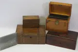 one containing a set of photographic glass negatives by Vintage Wooden Boxes, photograph, sold Apr 2021