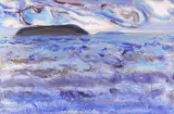 Untitled by Derek Southall, acrylic on canvas, sold Mar 2021