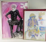 Study of a Andra Levinson in by Andrea Tana, watercolour and body, offered Mar 2021