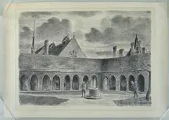 R.A. (1900-1979) limited edition (95/100) lithograph - Charterhouse by Edward Ardizzone, lithograph, offered Mar 2021