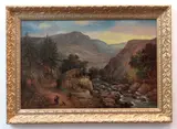 Untitled by W. Stone, oil on canvas, sold Jan 2021