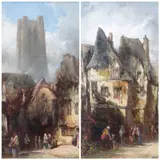 Oils by Alfred Montague, 1871, oil, sold Jan 2021