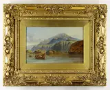 Untitled by Clarkson F. Stanfield, oil on panel, sold Jan 2021