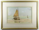 Untitled by Frederick James Aldridge, watercolour, sold Jan 2021