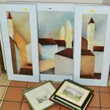 to include two watercolour paintings by Garth Allan, both depicting canal by Pictures And Prints Etc, watercolour, sold Aug 2018