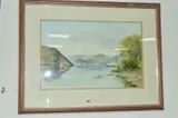 Ullswater by Gerald V Gada, watercolour, sold Aug 2018