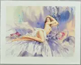 Rosanna by Gordon King, print, sold Aug 2018