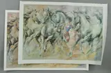 The horse whisperer by Gary Benfield, print, sold Aug 2018