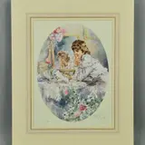 A LIMITED EDITION PRINT 161/850 OF A YOUNG LADY READING A LETTER, signed by Gordon King, PRINT, sold Aug 2018