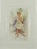 A glance by Gordon King, print, sold Aug 2018