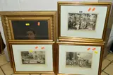 including after Rowlandson Dr. Syntax scenes and The Garden Trio, etc, by Six Hand Tinted Engravings, oil on canvas, sold Aug 2018