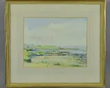 Portballintrae' a water colour painting of an Irish coastal scene by Aylmere Armstron, oil, sold Jul 2018