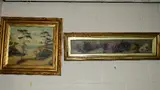 Still Life of a row of Chrysanthemums on a shelf, by L. Emery, 1893, oil on canvas, sold Jul 2018