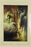 'A Watching Brief', A Limited Edition print, 180/400, of a Leopard by Dick van Heerde, print, sold Jul 2018