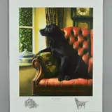 'Homeward Bound', A Limited Edition print, 58/300, of a Black Labrador by Nigel Hemming, print, sold Jul 2018