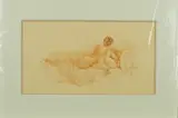 'Thoughts II', A Limited Edition print, 285/500, of a woman on a by Kay Boyce, print, sold Jul 2018