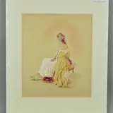 'As Time Goes By', A Limited Edition print, 135/395, of a woman by Kay Boyce, print, sold Jul 2018