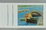 'A Study of Boats', Limited Edition prints, numbered 331, by Winston Churchill, pencil, sold Jul 2018