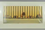 'Jailhouse Rock', A Limited Edition print, 4/395, of Dogs behind by John Silver, print, sold Jul 2018
