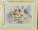 'Fantasy', A Limited Edition Proof print, 25/60, of two women dressing by Gordon King, print, sold Jul 2018