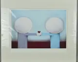 Cold Hands, Warm Heart' a limited edition artist proof print of two people holding a heart 12/25 by Doug Hyde, print, sold Jul 2018