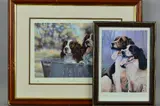 Spick and Span' a limited edition print 336/850 of a pair of springer spaniels by Paul Doyal, print, sold Jul 2018