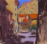 Untitled by George Devlin, Pastel, sold Nov 2017