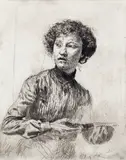 Untitled by Augustus Edwin John Om, Etching, sold Nov 2017