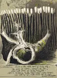 Illustration for Hieroglyphics, 1943, Ev'n so this little world of living clay by Graham Vivian Sutherland Om, Lithograph in colours, one of, sold Nov 2017