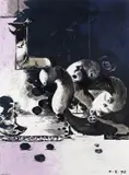 La Forresta, Il Fiume, La Roccia by Graham Vivian Sutherland Om, Lithograph in black and violet [Tassi, sold Nov 2017