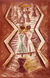 La Scalinata by Massimo Campigli, Lithograph in four colours, published Paris, offered Nov 2017
