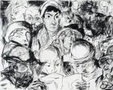 Die Kriegserklarung Signed Etching with drypoint by Max Beckmann, Etching with drypoint, sold Nov 2017