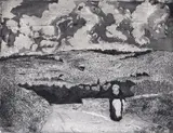 Le Femme sur la Route by Camille Pissarro, Etching, sold Nov 2017