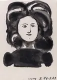 Buste de Femme de Face by Pablo Picasso, Etching with aquatint, one or, sold Nov 2017