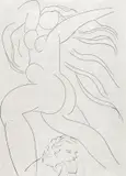 Untitled by Henri Matisse, Etching, proof pull print aside from the main edition of, sold Nov 2017