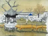 Lion Rocks Garden, Soochow, China Series Signed, stamped and numbered 30/75 Aquatint 45 x 59.5cm Provenance: Lots 126-166 The Property of a GentlemanNB by Patrick Proctor, Aquatint, offered Nov 2017