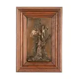 pair of late 19th century bronze reliefs of game by Pierre-Jules Mêne, bronze, sold Feb 2013