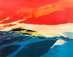 Hebrides by Donald Hamilton Fraser, Screenprint in colours, sold Nov 2013