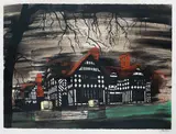 Wightwick Manor (Levinson 274) by John Piper Ch, Screenprint in colours, 1977, on wove, sold Nov 2013