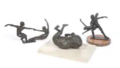 Foetus by Sally Arnup, bronze with a dark brown patina, sold Nov 2013