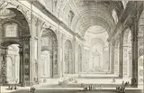 Veduta dell' Anfiteatro Flavio, detto il Colosseo by Giovanni Battista Piranesi, and five further similar engravings, of architectural subjects,, sold Nov 2013