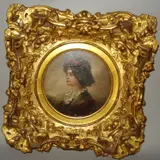 Flora, by Ra Hrsa Thomas Faed, oil study, circular,, sold Nov 2013
