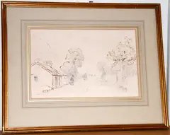 Welsh Cottage by David Cox, offered Oct 2013