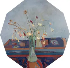 Still life with carnations by Ben Levene, sold Oct 2013