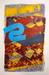Guam 4 by Stephen Bartlett, Screenprint in colours, sold Oct 2013
