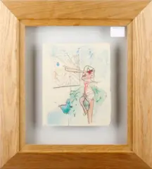 Untitled by Roberto Matta, wax crayon, sold Oct 2013