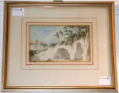 The Quarry by Anthony Devis, watercolour,, offered Oct 2013