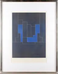 Graffiti by Robyn Denny, Etching in colours, 1977, from the set of 25, sold Oct 2013