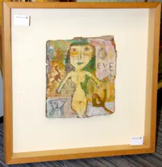 Eve by Albert Herbert, 1994, oil on board, sold Aug 2013