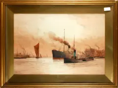 Blackwall Reach by William Henry Pearson, sold Aug 2013